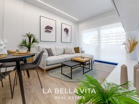 Key Ready Ground floor Apartment by the beach for sale in Arenales del Sol, Alicante, Spain