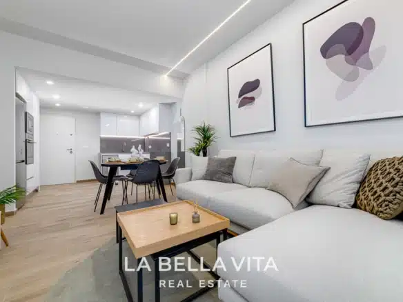 Key Ready Ground floor Apartment by the beach for sale in Arenales del Sol, Alicante, Spain