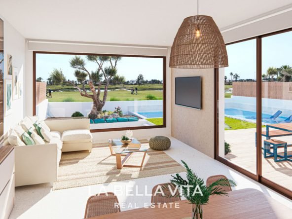 New Build Frontline Properties with private pool and panoramic views on Serena Golf, Los Alcazares, Costa Calida, Murcia