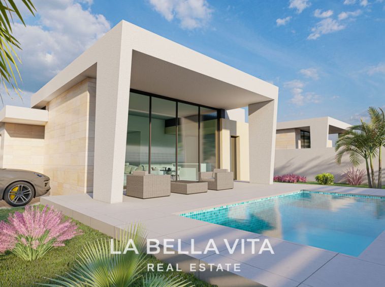 New Build Modern Luxury Properties for sale in La Torreta, Torrevieja, Costa Blanca, Spain. Independent villa with private pool.