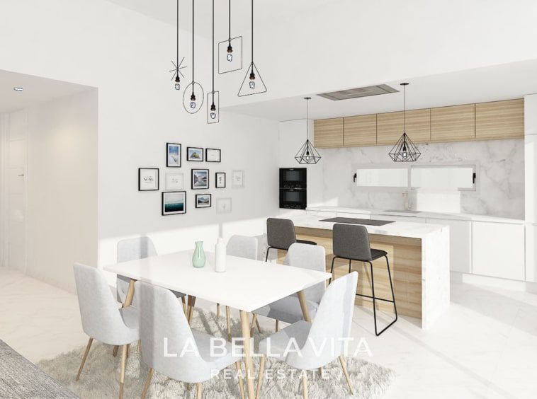 New Build Modern Luxury Properties for sale in La Torreta, Torrevieja, Costa Blanca, Spain. Independent villa with private pool and solarium.
