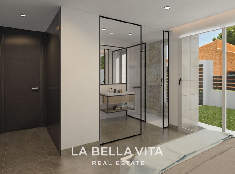 New Build Modern Luxury Properties for sale in La Torreta, Torrevieja, Costa Blanca, Spain. Independent villa with private pool and solarium.