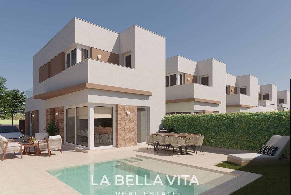 New Build Properties with private pool for sale in Las Heredades, Costa Blanca South, Spain