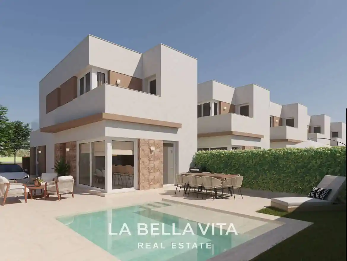 New Build Properties with private pool for sale in Las Heredades, Costa Blanca South, Spain