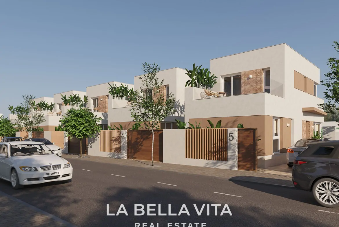 New Build Properties with private pool for sale in Las Heredades, Costa Blanca South, Spain