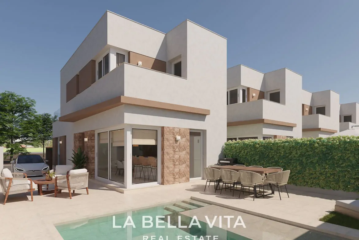 New Build Properties with private pool for sale in Las Heredades, Costa Blanca South, Spain