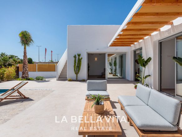 New Build ibiza-style Properties with private pool for sale in Benijofar, Costa Blanca South