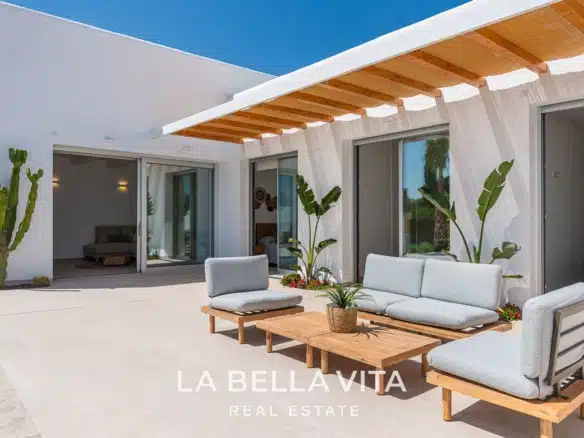 New Build ibiza-style Properties with private pool for sale in Benijofar, Costa Blanca South
