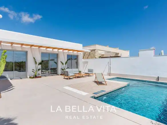 New Build ibiza-style Properties with private pool for sale in Benijofar, Costa Blanca South