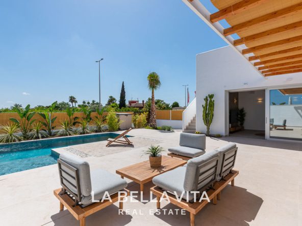 New Build ibiza-style Properties with private pool for sale in Benijofar, Costa Blanca South