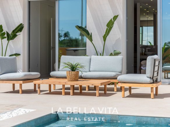 New Build ibiza-style Properties with private pool for sale in Benijofar, Costa Blanca South