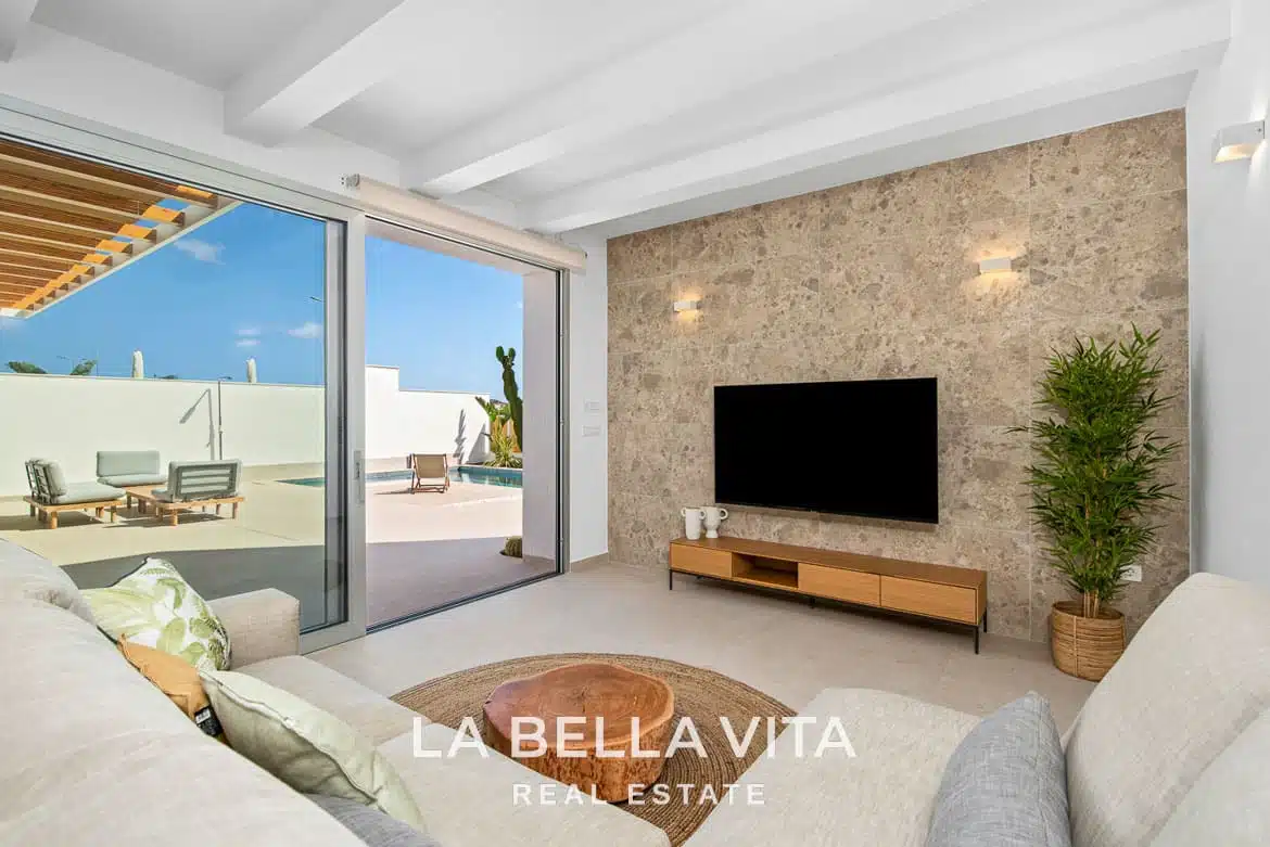 New Build ibiza-style Properties with private pool for sale in Benijofar, Costa Blanca South