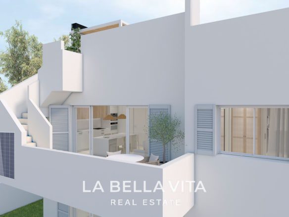 New Build top floor Beach Apartments with solarium for sale in Torre de la Horadada