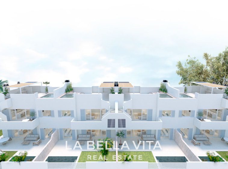 New Build top floor Beach Apartments with solarium for sale in Torre de la Horadada