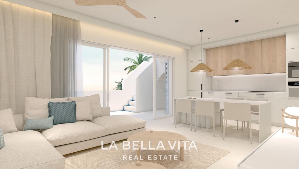 New Build top floor Beach Apartments with solarium for sale in Torre de la Horadada