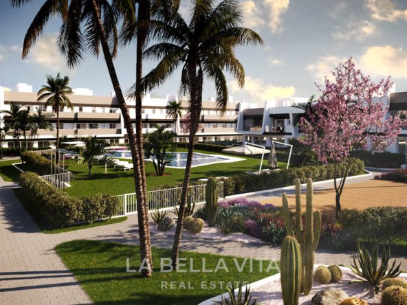 New build apartments with sea view for sale in Gran Alacant, Alicante, Spain