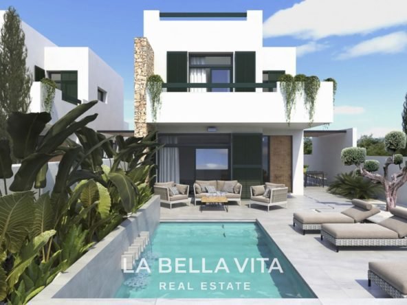 Beautiful New Build Key Ready Properties with private pool for sale in Daya Nueva, Costa Blanca South