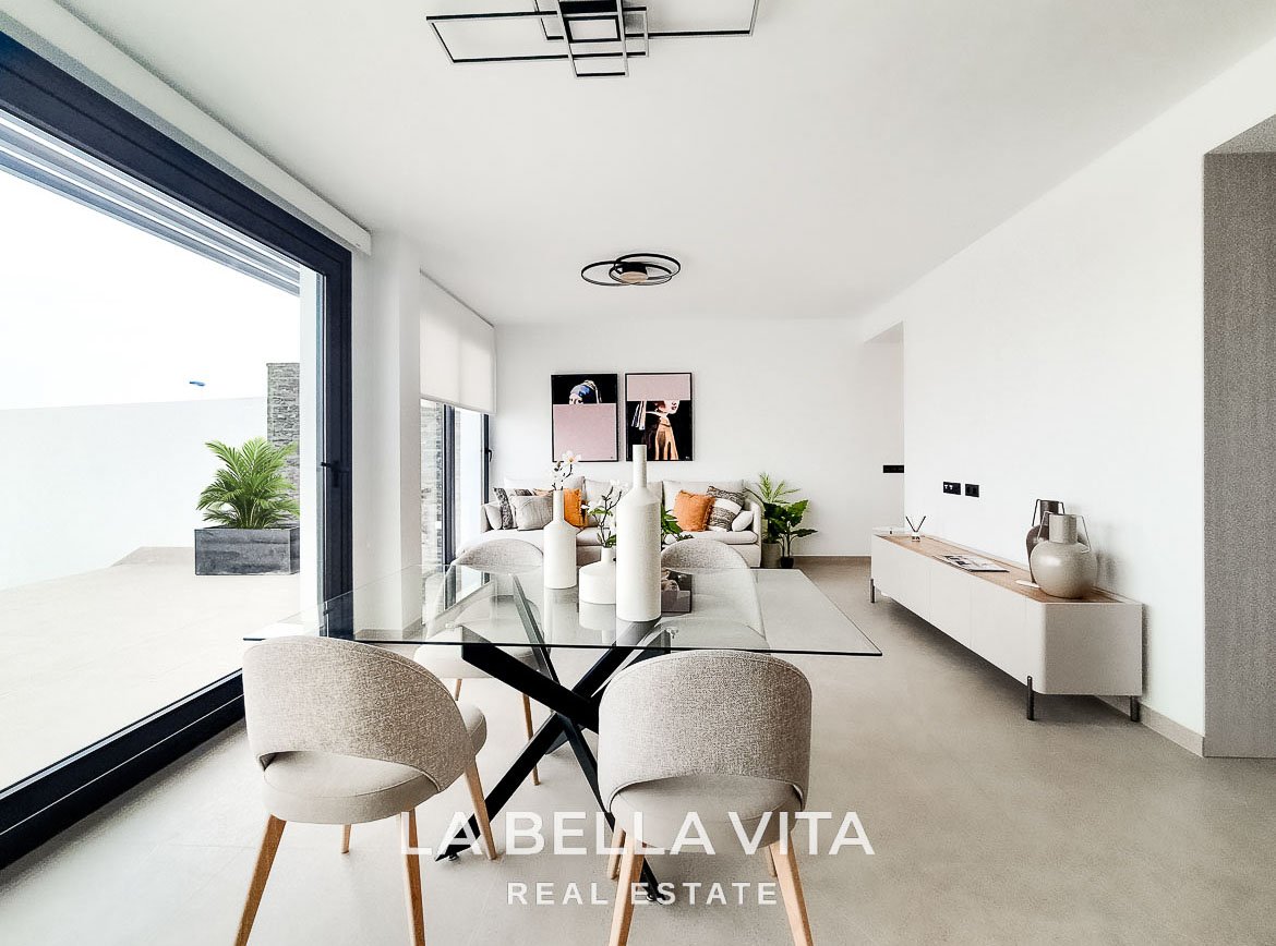Duplex Penthouse New Build Apartments with sea views for sale in Guardamar Del Segura, Costa Blanca South, Alicante, Spain