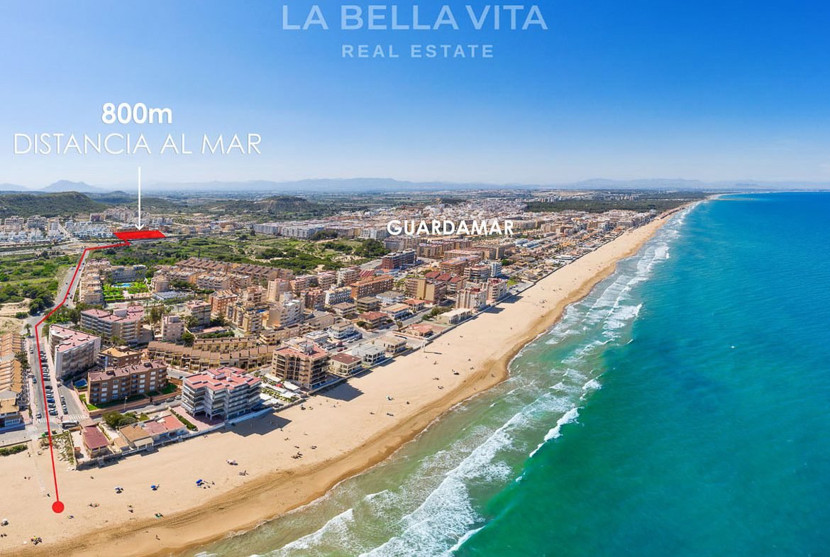 Duplex Penthouse New Build Apartments with sea views for sale in Guardamar Del Segura, Costa Blanca South, Alicante, Spain