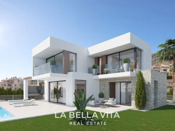 Luxury New Build Villas with private pool and sea views for Sale in Finestrat, Benidorm, Alicante, Spain