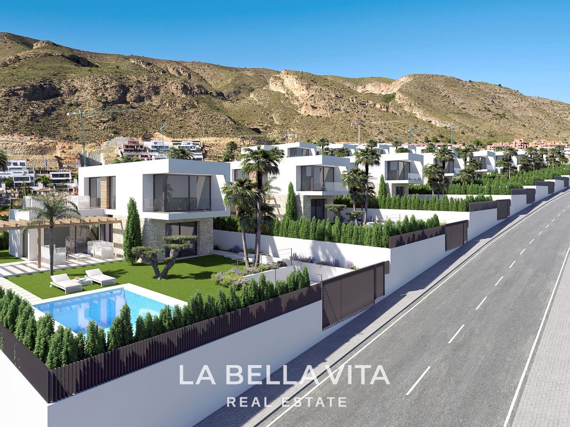 Luxury New Build Villas with private pool and sea views for Sale in Finestrat, Benidorm, Alicante, Spain