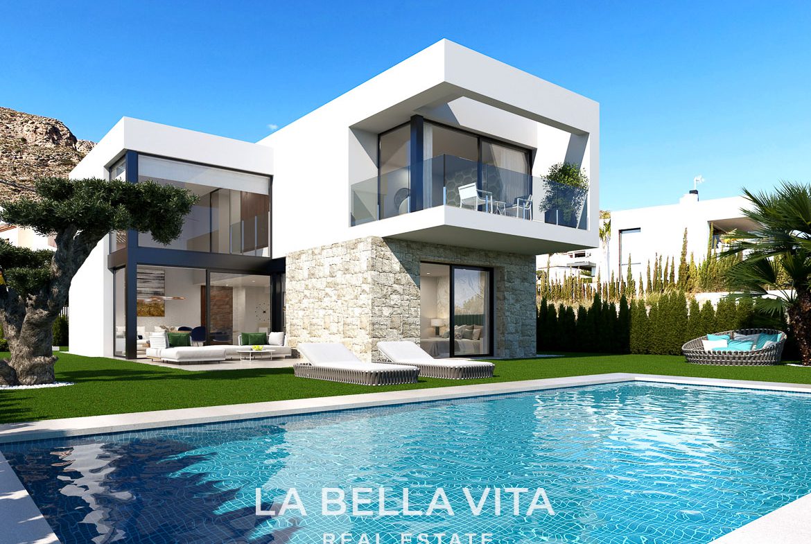 Luxury New Build Villas with private pool and sea views for Sale in Finestrat, Benidorm, Alicante, Spain