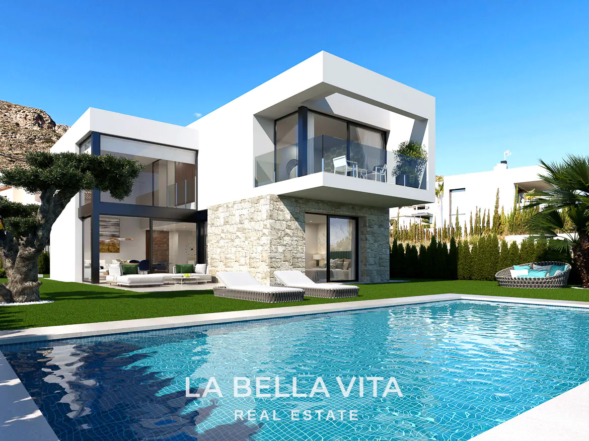 Luxury New Build Villas with private pool and sea views for Sale in Finestrat, Benidorm, Alicante, Spain