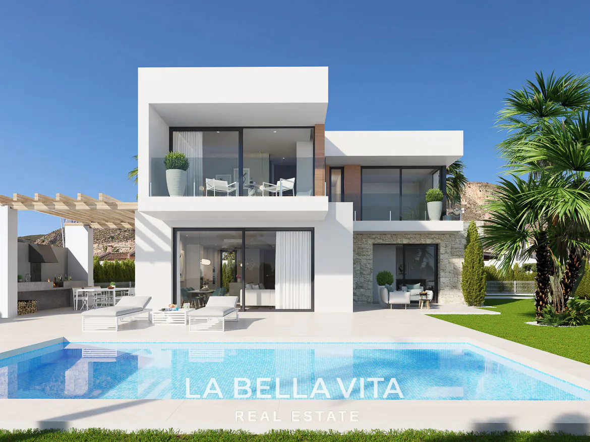Luxury New Build Villas with private pool and sea views for Sale in Finestrat, Benidorm, Alicante, Spain