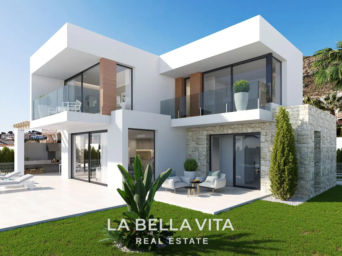 Luxury New Build Villas with private pool and sea views for Sale in Finestrat, Benidorm, Alicante, Spain