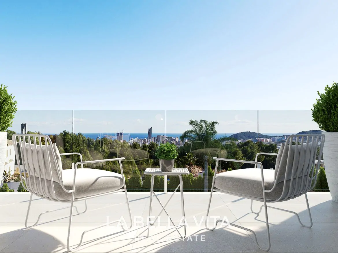 Luxury New Build Villas with private pool and sea views for Sale in Finestrat, Benidorm, Alicante, Spain