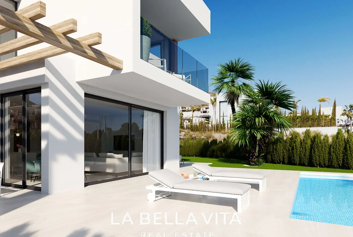 Luxury New Build Villas with private pool and sea views for Sale in Finestrat, Benidorm, Alicante, Spain