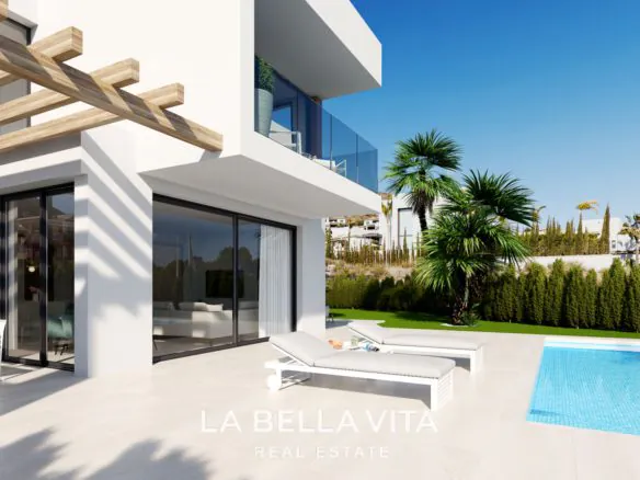 Luxury New Build Villas with private pool and sea views for Sale in Finestrat, Benidorm, Alicante, Spain