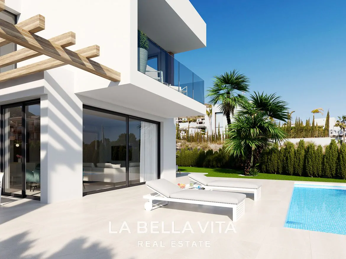 Luxury New Build Villas with private pool and sea views for Sale in Finestrat, Benidorm, Alicante, Spain