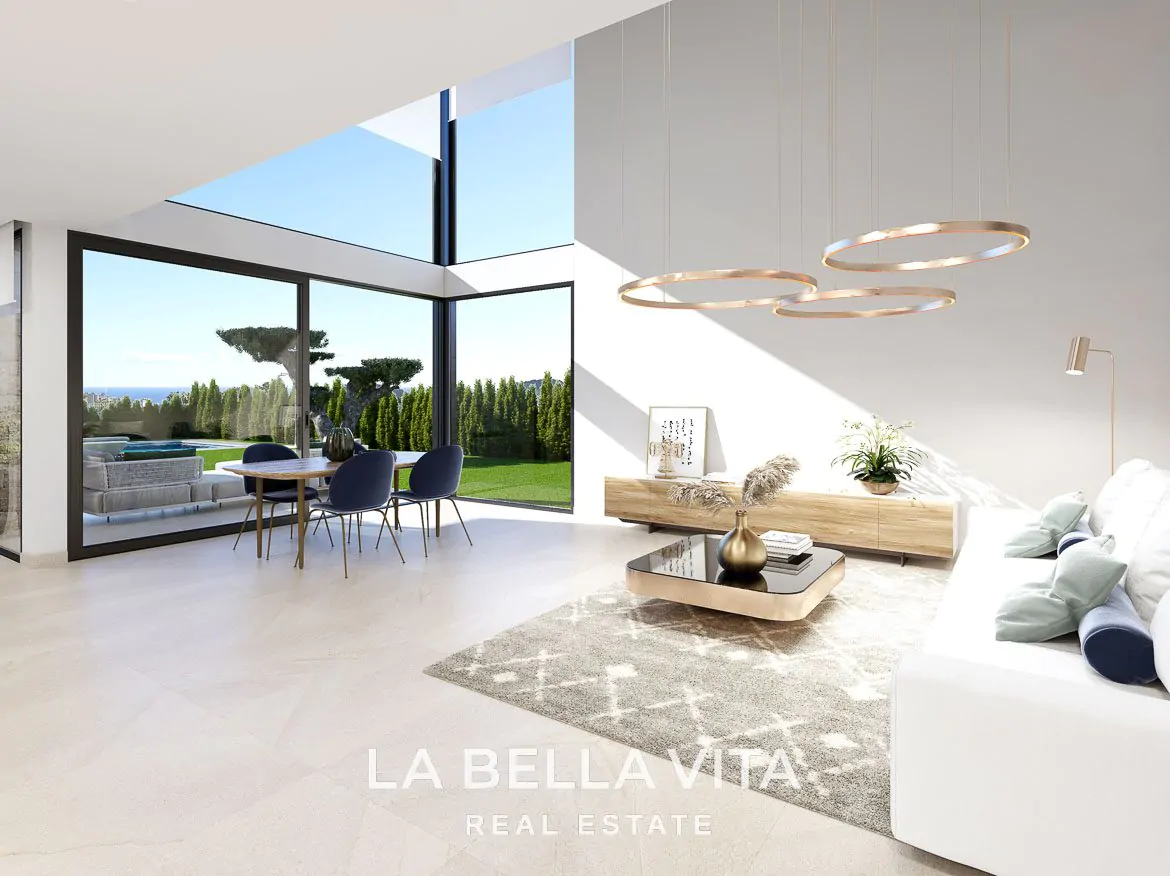 Luxury New Build Villas with private pool and sea views for Sale in Finestrat, Benidorm, Alicante, Spain