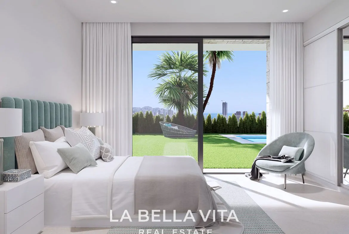 Luxury New Build Villas with private pool and sea views for Sale in Finestrat, Benidorm, Alicante, Spain