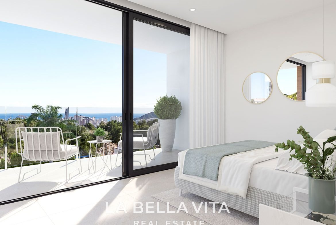 Luxury New Build Villas with private pool and sea views for Sale in Finestrat, Benidorm, Alicante, Spain