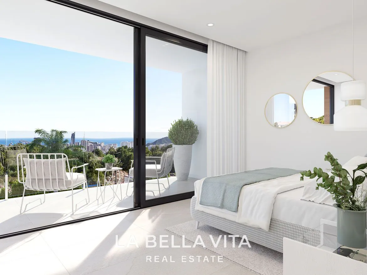 Luxury New Build Villas with private pool and sea views for Sale in Finestrat, Benidorm, Alicante, Spain