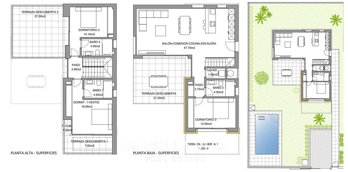 Luxury New Build Villas for Sale in Finestrat, Alicante, Spain plan
