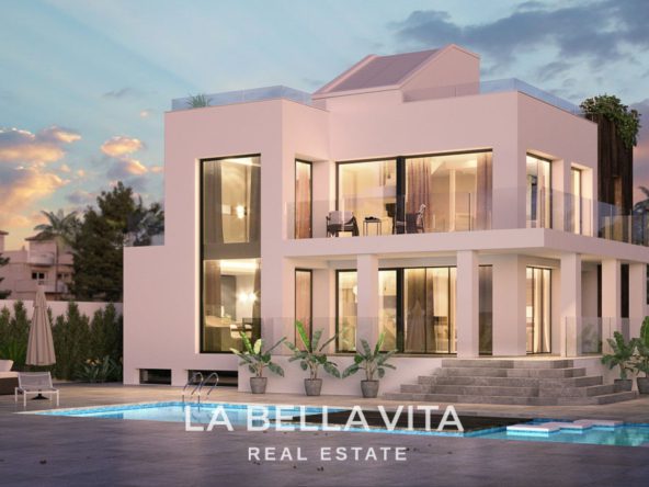 Luxury Villa with private paddle court and pool for sale in Torrevieja, Alicante