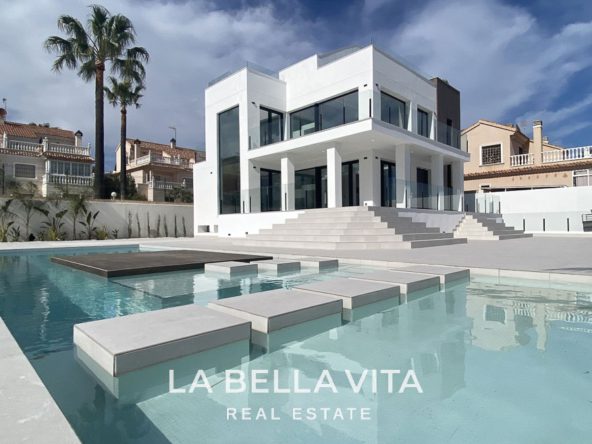 Luxury Villa with private paddle court and pool for sale in Torrevieja, Alicante