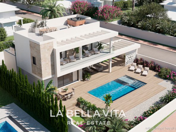 Modern Mediterranean Villa of new construction for sale in Ciudad Quesada, Alicante