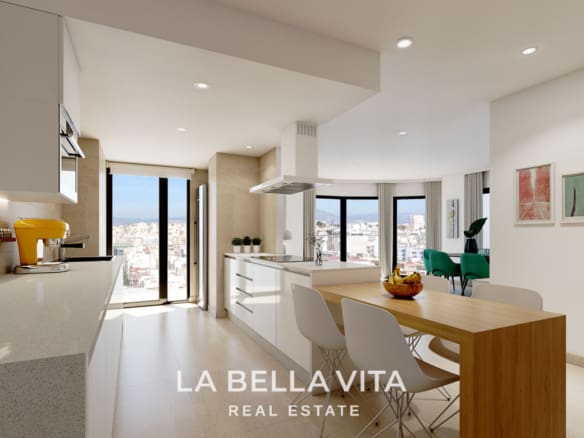 Modern New Build Apartments for sale in Alicante City, Spain