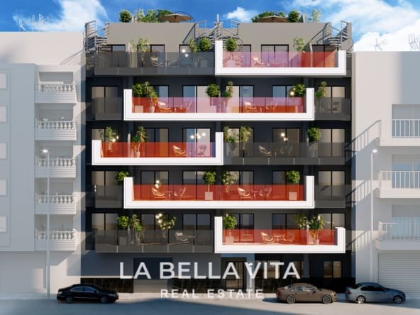 Modern New Build beach Apartments for sale in Torrevieja, Alicante