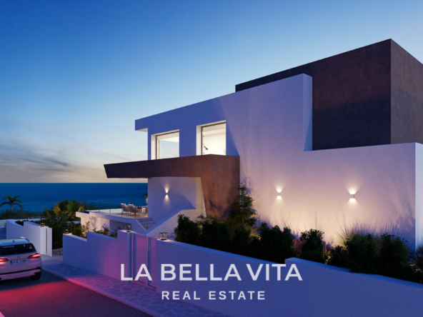 Modern Villa with Sea View for Sale in Cumbre del Sol, Costa Blanca North, Alicante, Spain