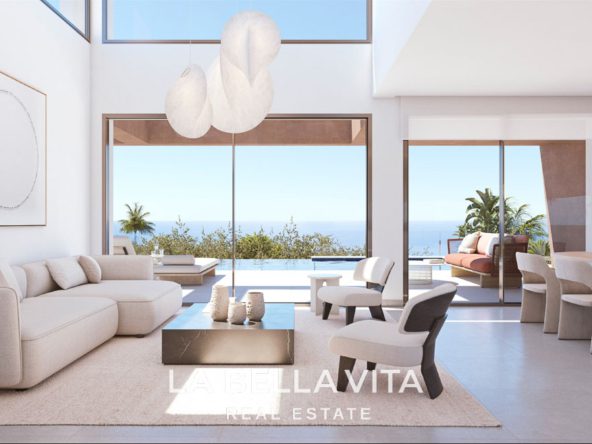 Modern Villa with Sea View for Sale in Cumbre del Sol, Costa Blanca North, Alicante, Spain