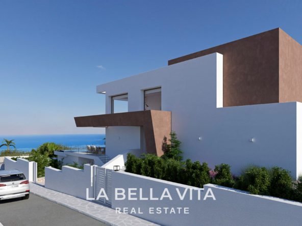 Modern Villa with Sea View for Sale in Cumbre del Sol, Costa Blanca North, Alicante, Spain
