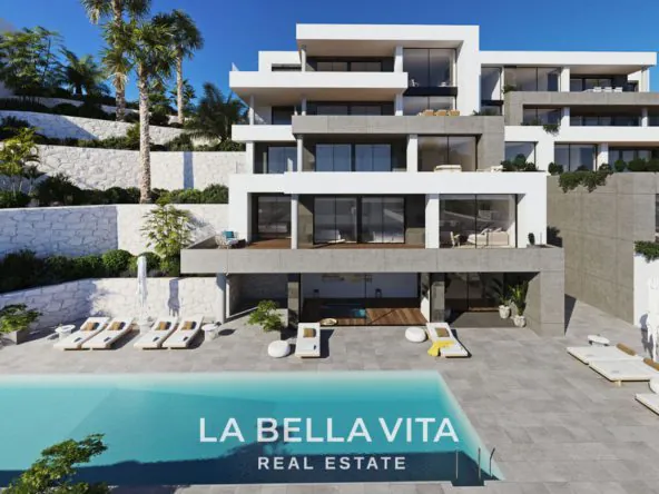 New Apartments with Sea Views for sale in La Sella Golf Course, Denia