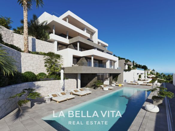 New Apartments with Sea Views for sale in La Sella Golf Course, Denia