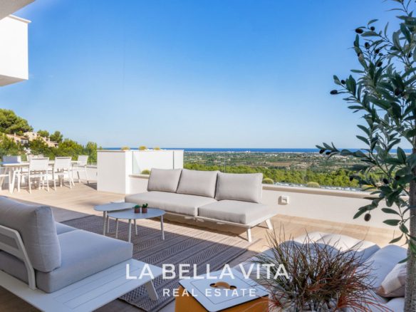 New Apartments with Sea Views for sale in La Sella Golf Course, Denia