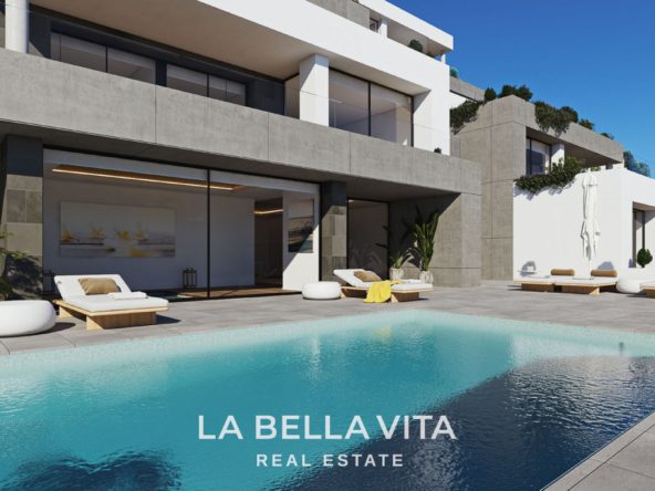 New Apartments with Sea Views for sale in La Sella Golf Course, Denia